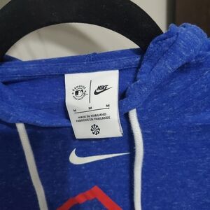 Nike Royal Blue Hoodie with Red Accents